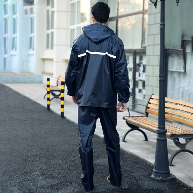 Rain Suit for Men Women Jackets Pant Gear Waterproof Motorcycle Hivis Raincoat