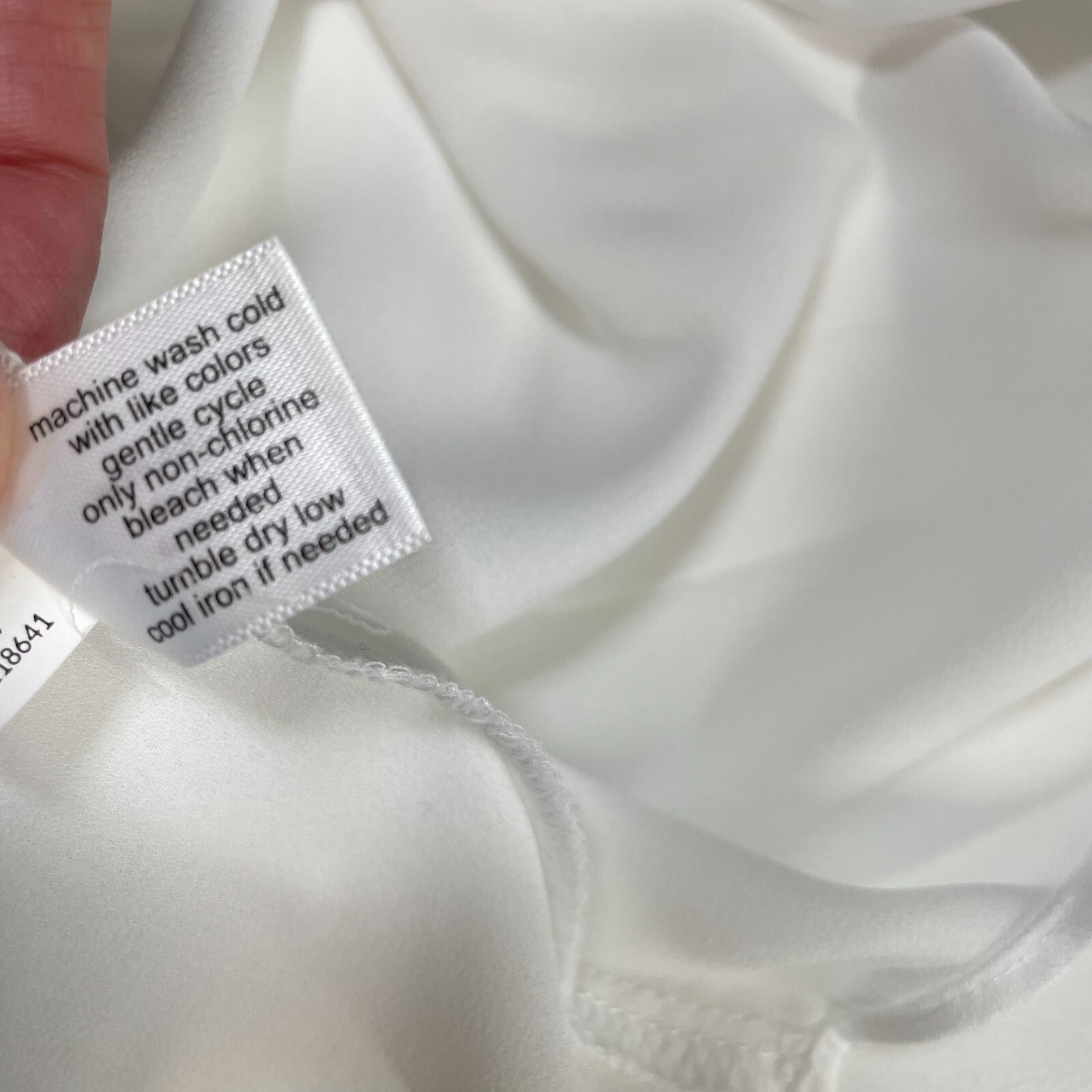 Lane Bryant Popover Blouse Womens Plus 22/24 White Lightweight Semi-Sheer