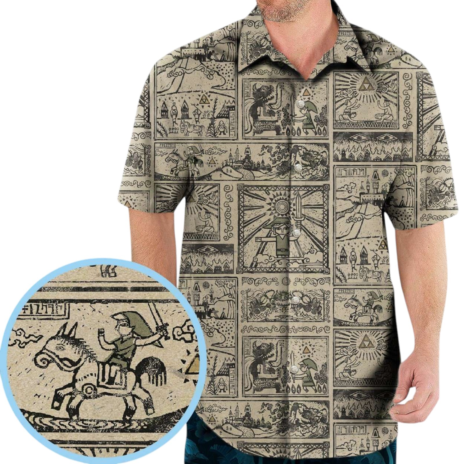 Zelda Story Of The Hero Time Legend Hawaiian Shirt Best Hawaiian Shirts For Game