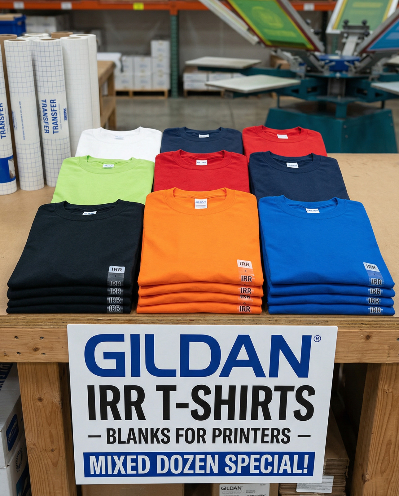 Bulk Lot 12 PCS Irregular T-Shirts 2XL