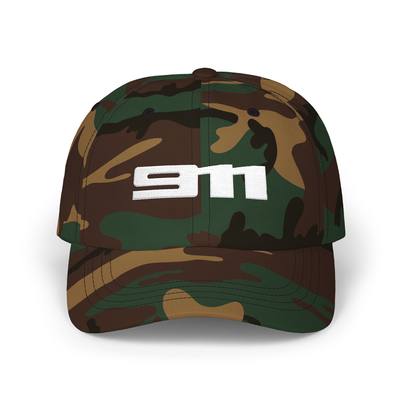 Porsche 911 Embroidered Script from 992 Badge – Unstructured Dad Cap / Hat
