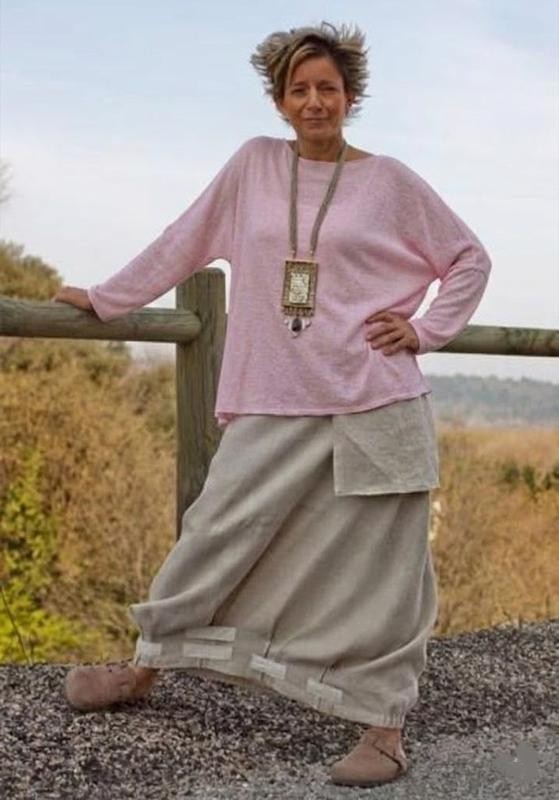 Minodusud Pink Soft Lilac Oversized Longsleeve Size Xl