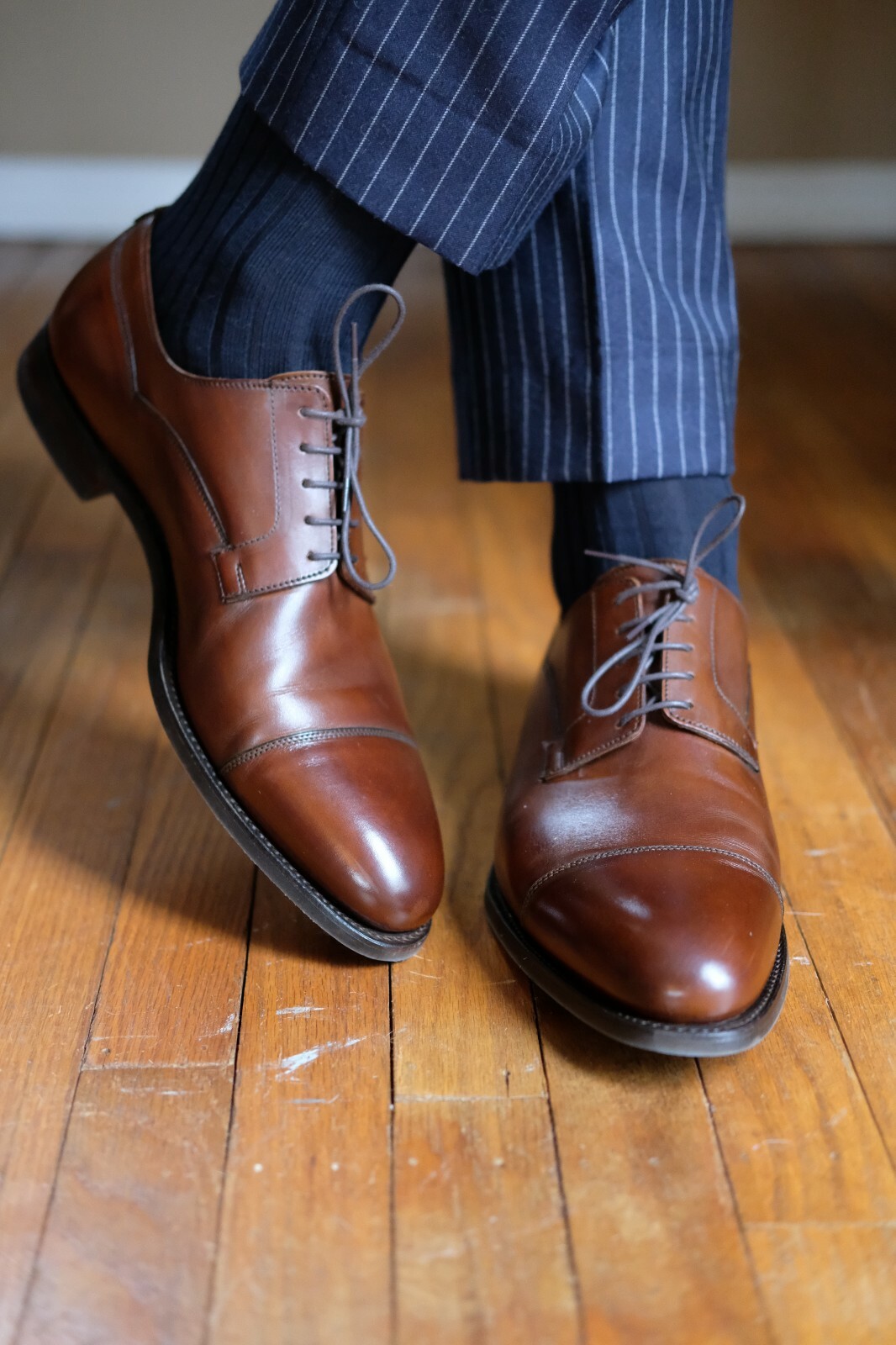 Boardroom Socks Men’s Over the Calf Knee High Cotton Dress Socks Business Formal