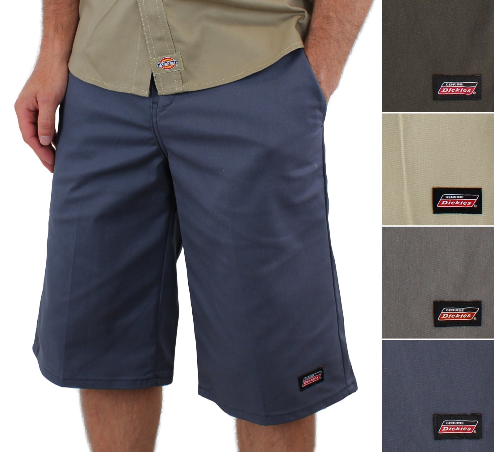 Dickies Men’s Utility Shorts, Everyday Five-Pocket Design, 13″ Inseam Shorts