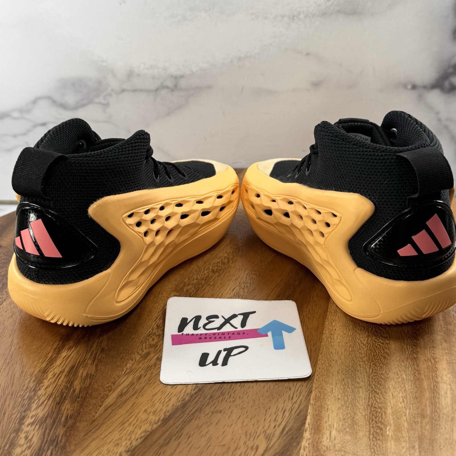 Toddler 11K-Adidas Anthony Edwards AE1 Basketball Shoe Acid Orange/Black IF1871