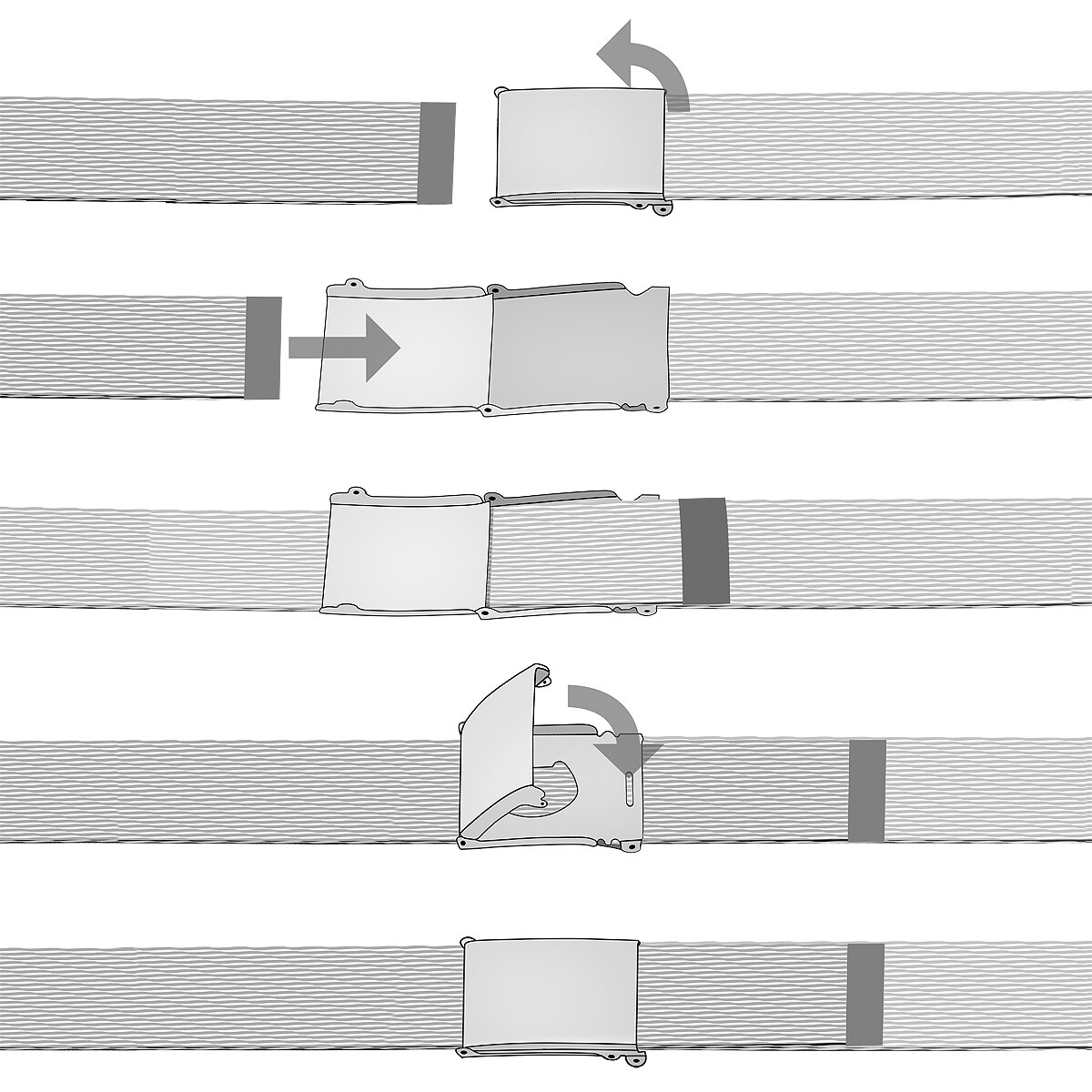 Falari Canvas Web Belt Adjustable Size Cut to Fit Golf Belt Flip Top Buckle