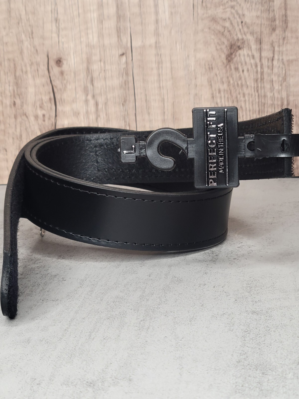 D&K 1.5″ Garrison Belt with 8″ Hook & Loop Black Size LGE 7001-LG USA Made! NOB