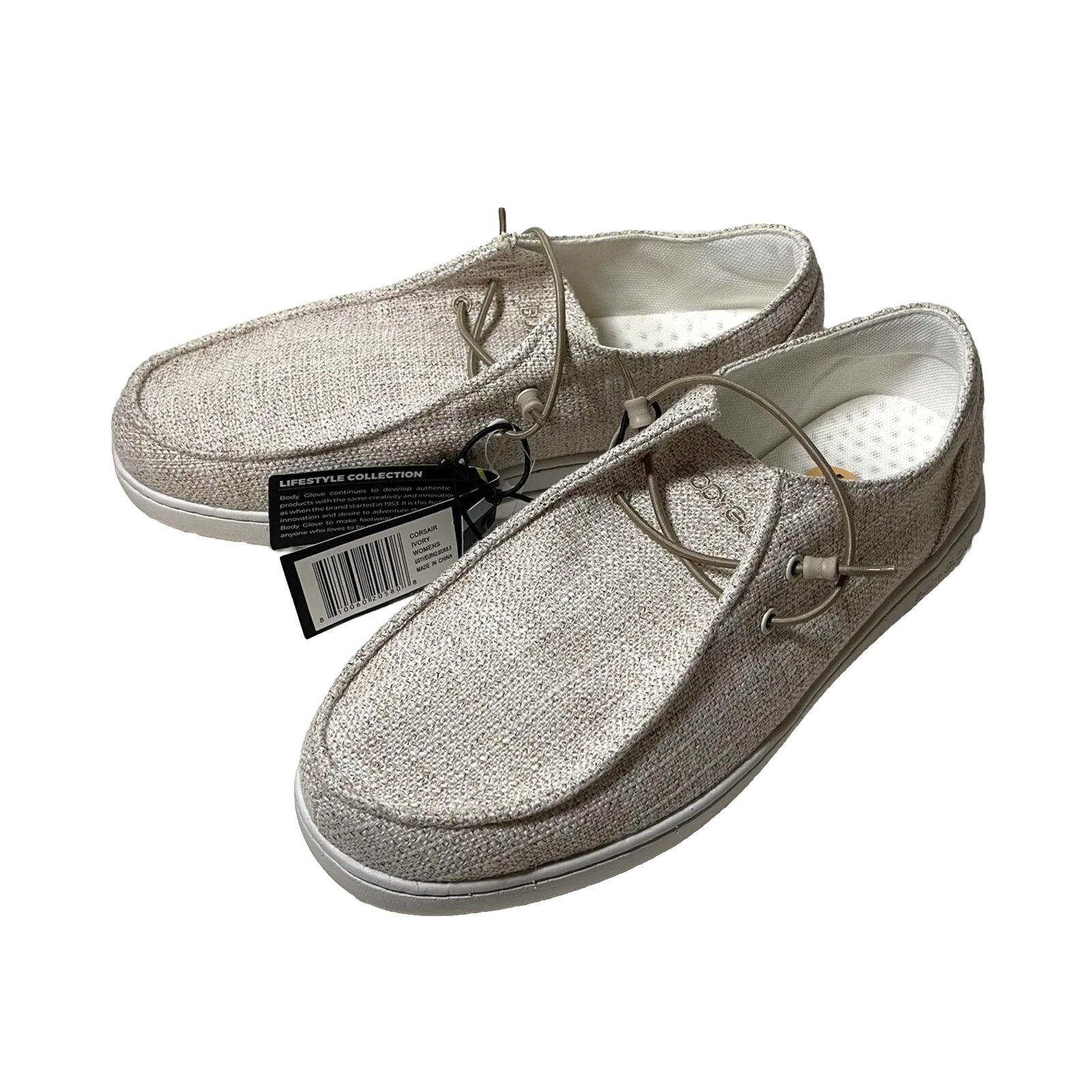 New Body Glove Womens Size 11 Ivory Corsair casual water Sneaker Outdoor shoes