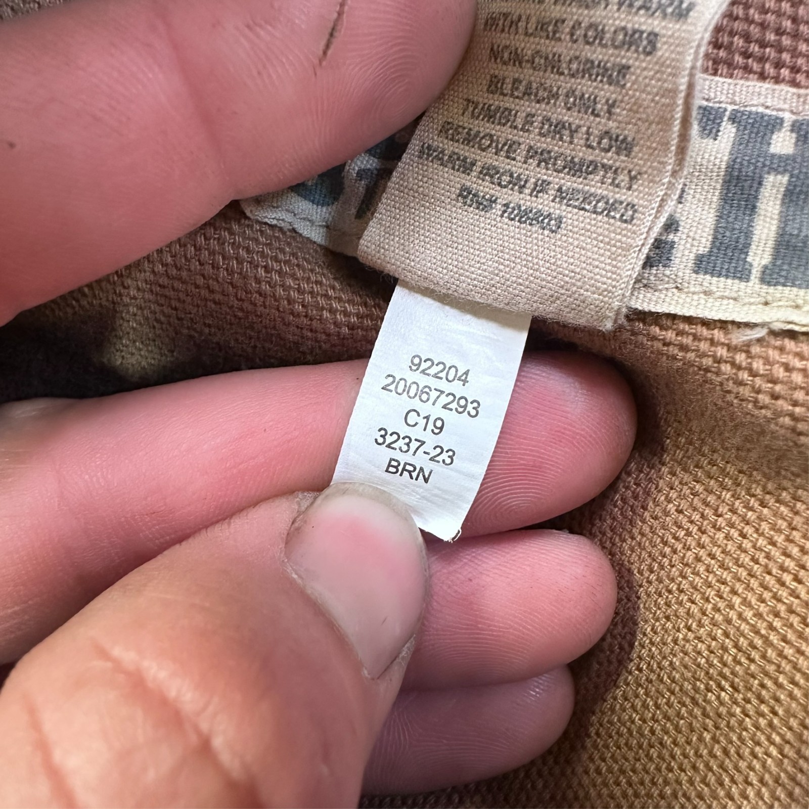 Duluth Trading Cargo Pants Men’s 38×32 Brown Canvas Workwear relaxed