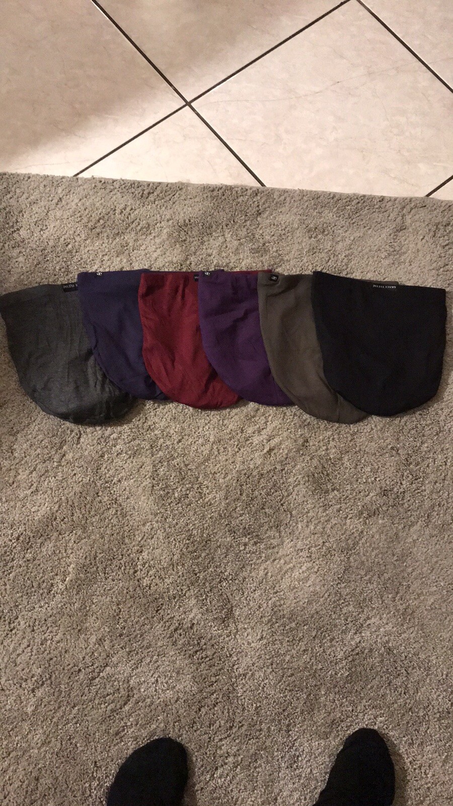 Irregular- Satin Lined Medium Slap Caps Duo Set of Three