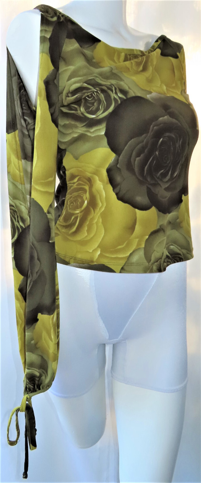 Koji Yohji 70s Vintage Women’s Open Sleeve, Tie String at Wrist Blouse Size M