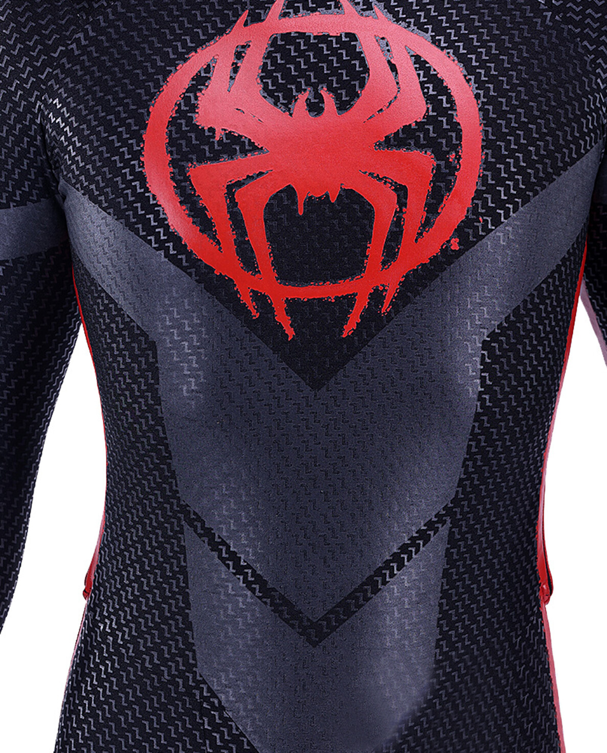 NEW Upgraded Miles Morales Spiderman Jumpsuit Armor Costume Cosplay COS