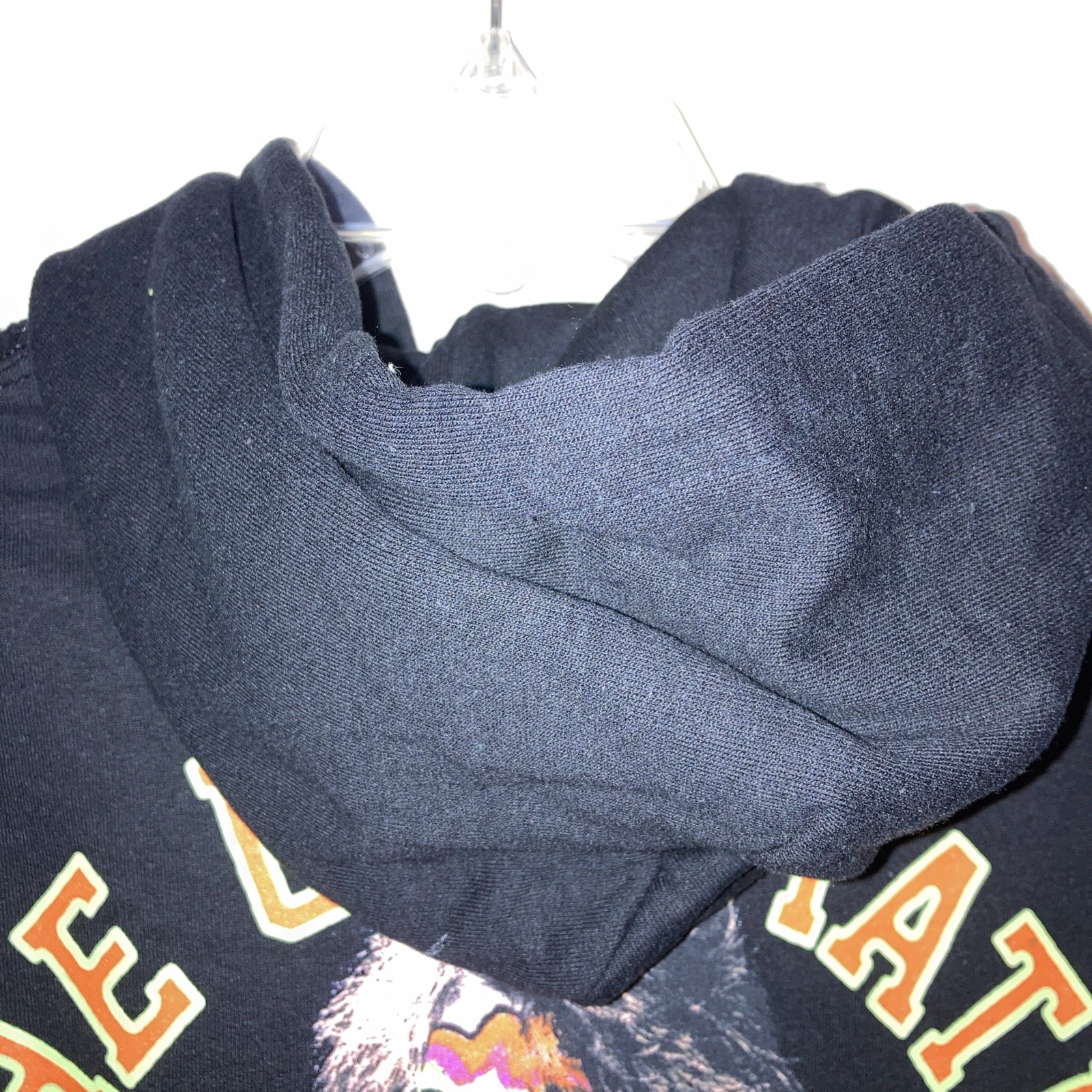 Men’s Ripple Junction Black The Ultimate Warrior Pullover Fleece Medium
