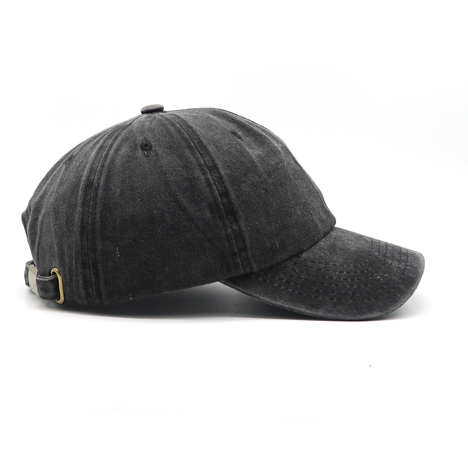 Men Baseball Cap Washed Cotton Solid Adjustable Dad Hat Women Ball Caps Trucker