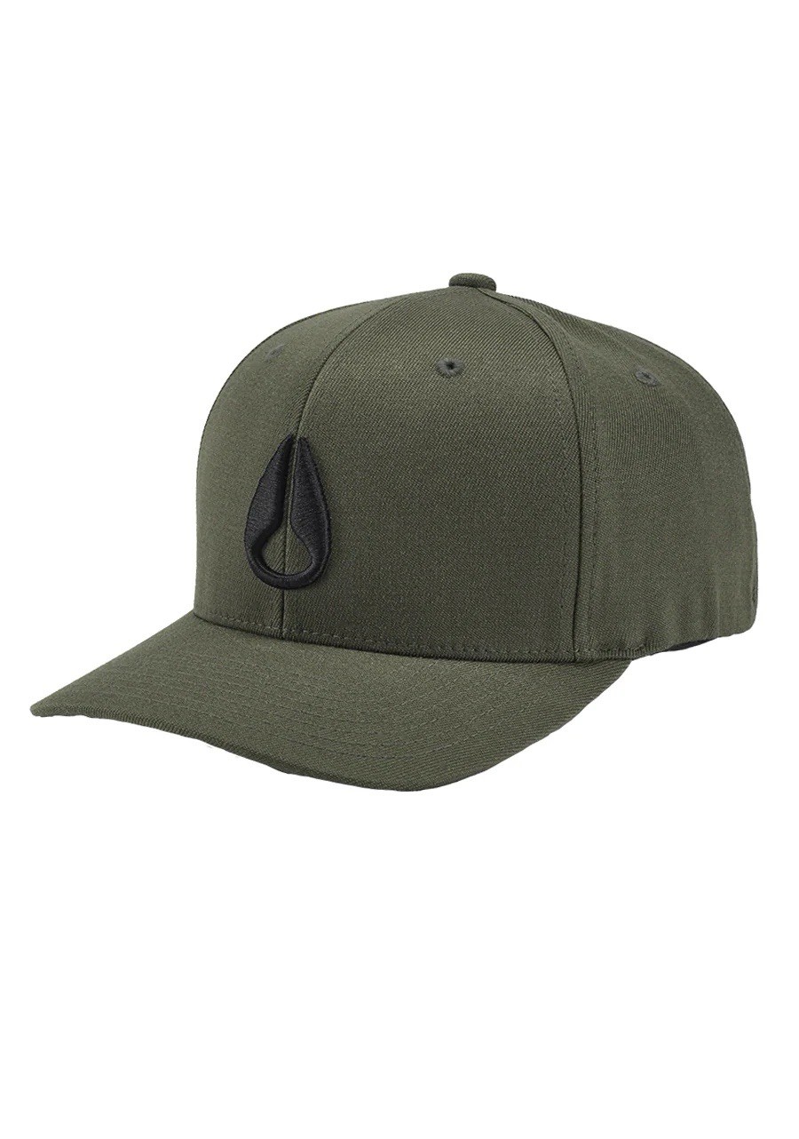 Nixon Deep Down Flexfit Athletic Fit Hat Olive/Black