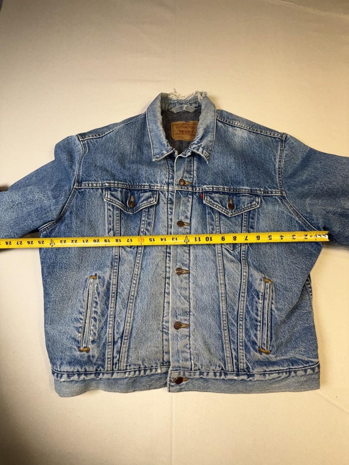 VTG 1980 Levis Type3 Trucker Jacket Mens sz 50 USA Made 70506 0316 blanket lined