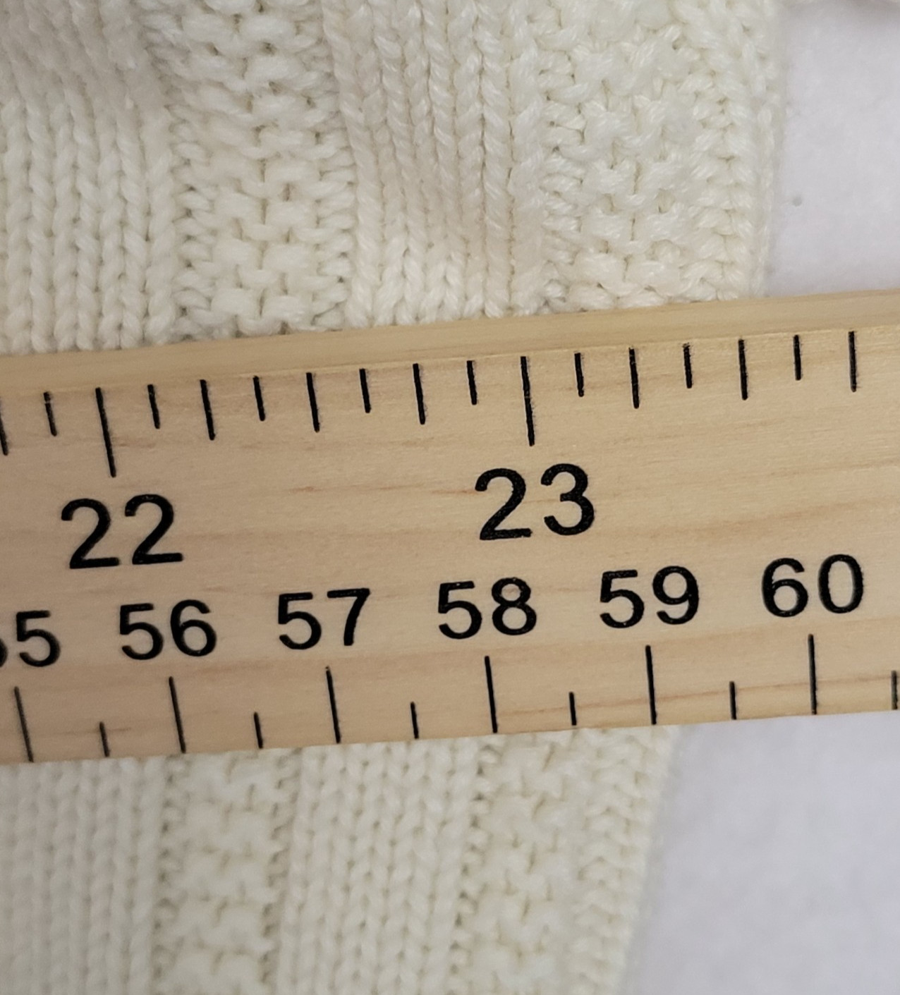 Lavane New York Ribbed Knit Sweater XL Cream Shawl Collar Minimalist Cozy