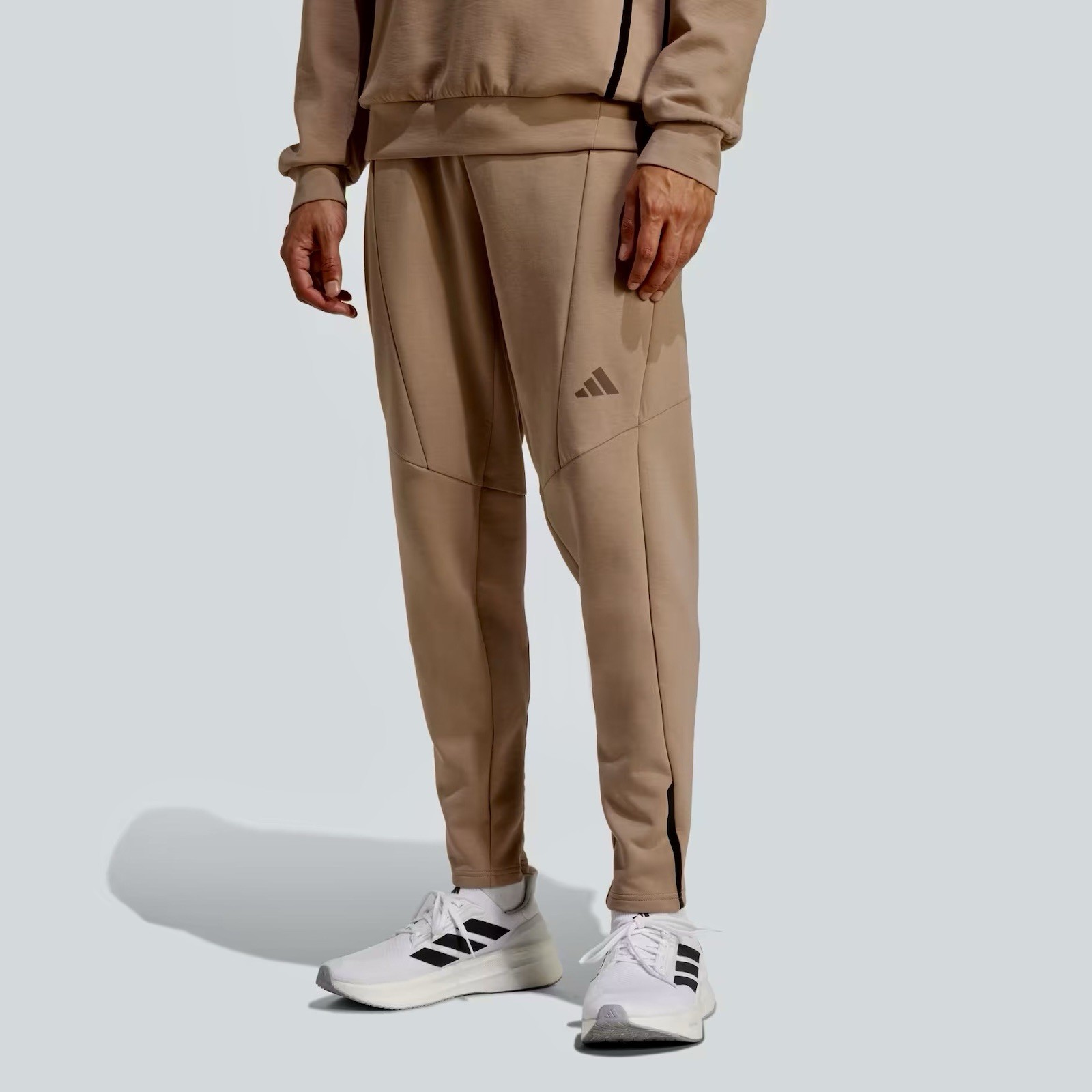 NEW Mens $75 ADIDAS D4T Space Knit Training Pants JX1168 Chalky Brown XL