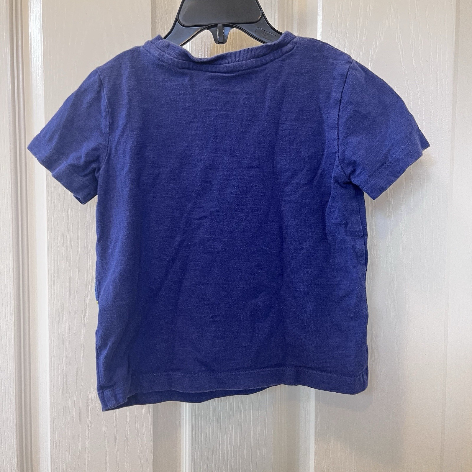 Mini Boden Sea Turtle Applique T-Shirt Top Tee Blue Boys Size 2-3 years