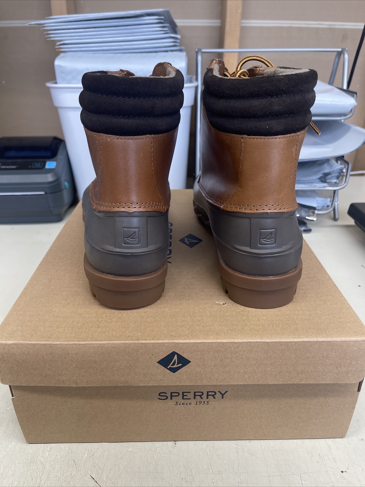 PICK SIZE – Sperry Men’s Avenue Duck Boot Tan / Brown
