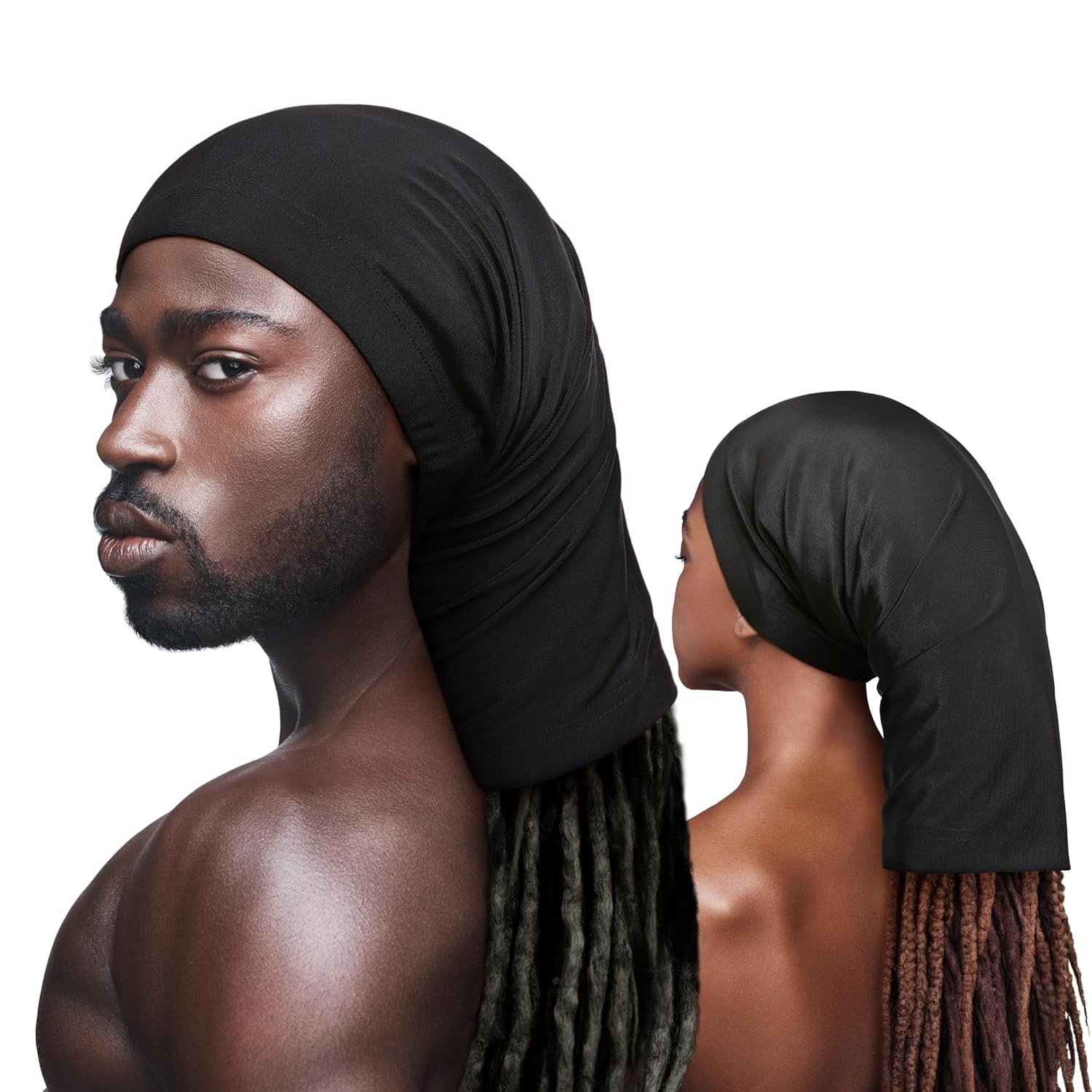 Dreadlock Tube, Premium Silky Spandex, Lightweight & Stretchable, Extra-Wide