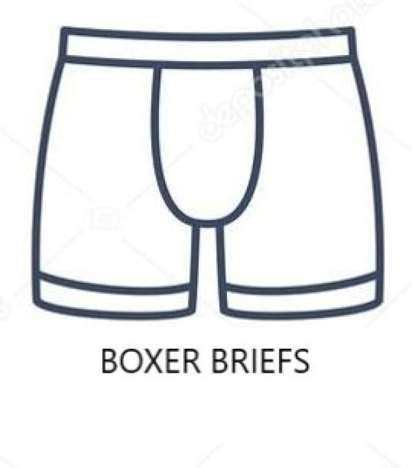 Duluth Trading Dang Soft Boxer Brief Sz L (36-38) Blue w/ Badgers