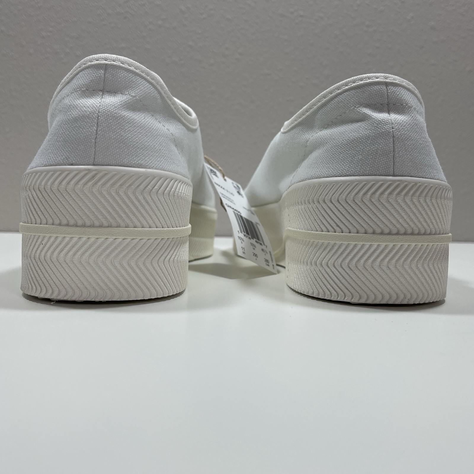 11 adidas Nizza 2 Lo GW4490 White Platform Canvas Sneakers NIB