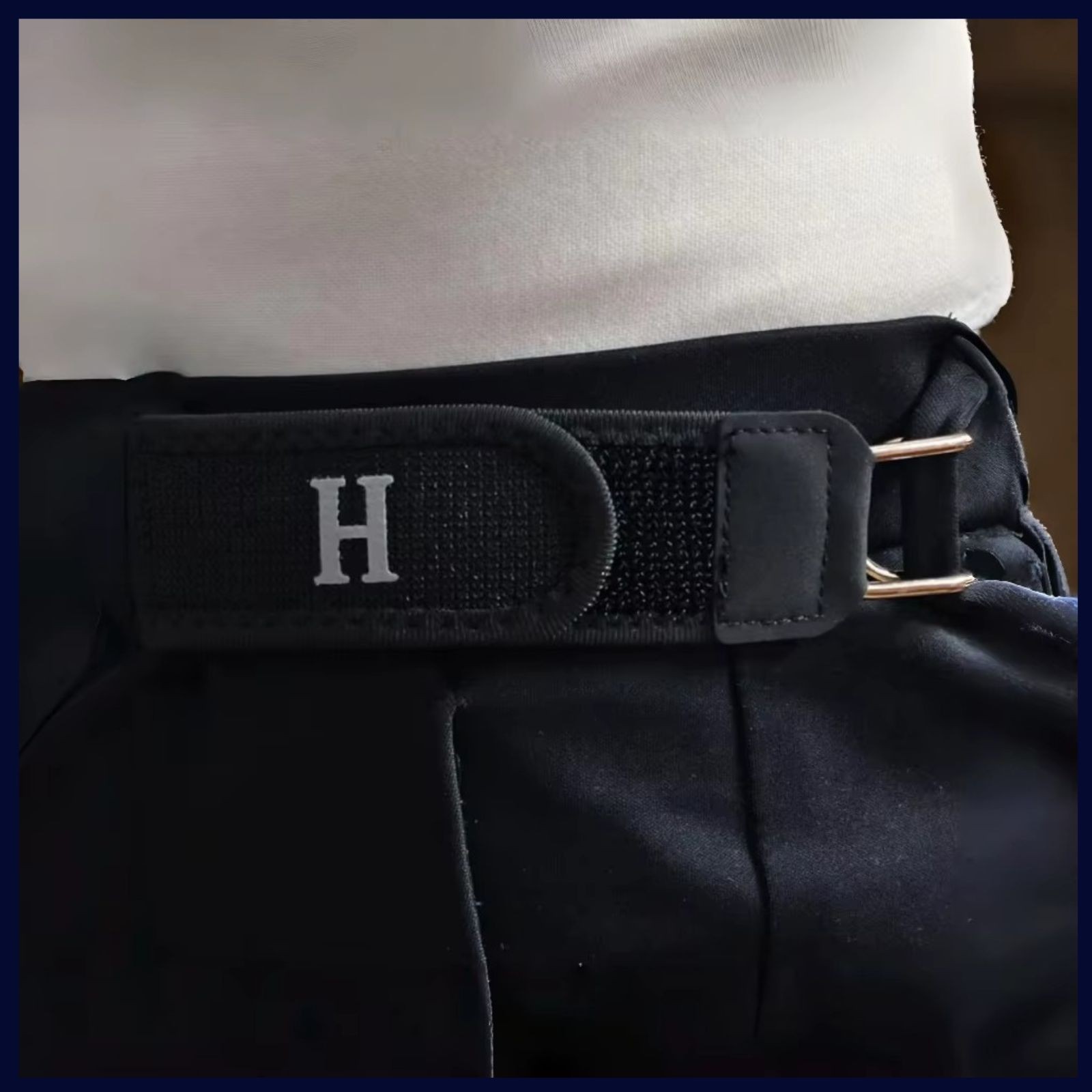 Men’s Elastic Side Belt No Buckle Hook Closure Adjustable Fits Waist Up 55 Inch