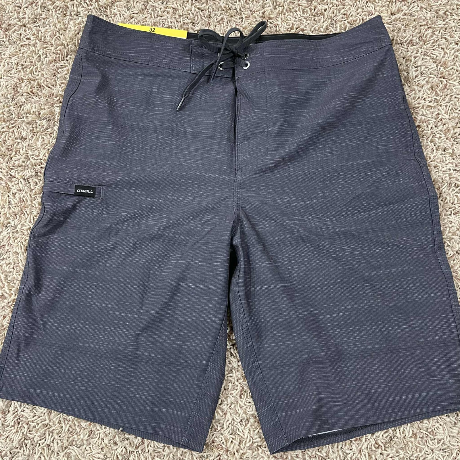 O’NEILL Men’s Stoked Quick Dry Lightweight Boardshorts Charcoal, Choose Sz 32/34