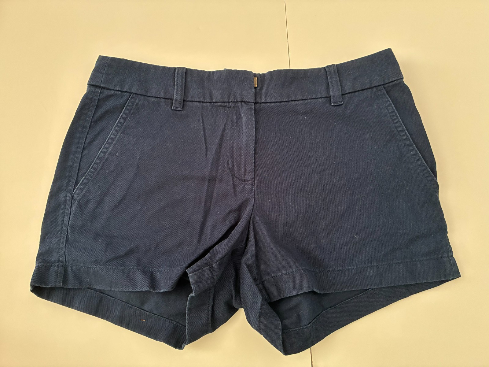 J Crew Women’s Chino Shorts Size 2 Navy