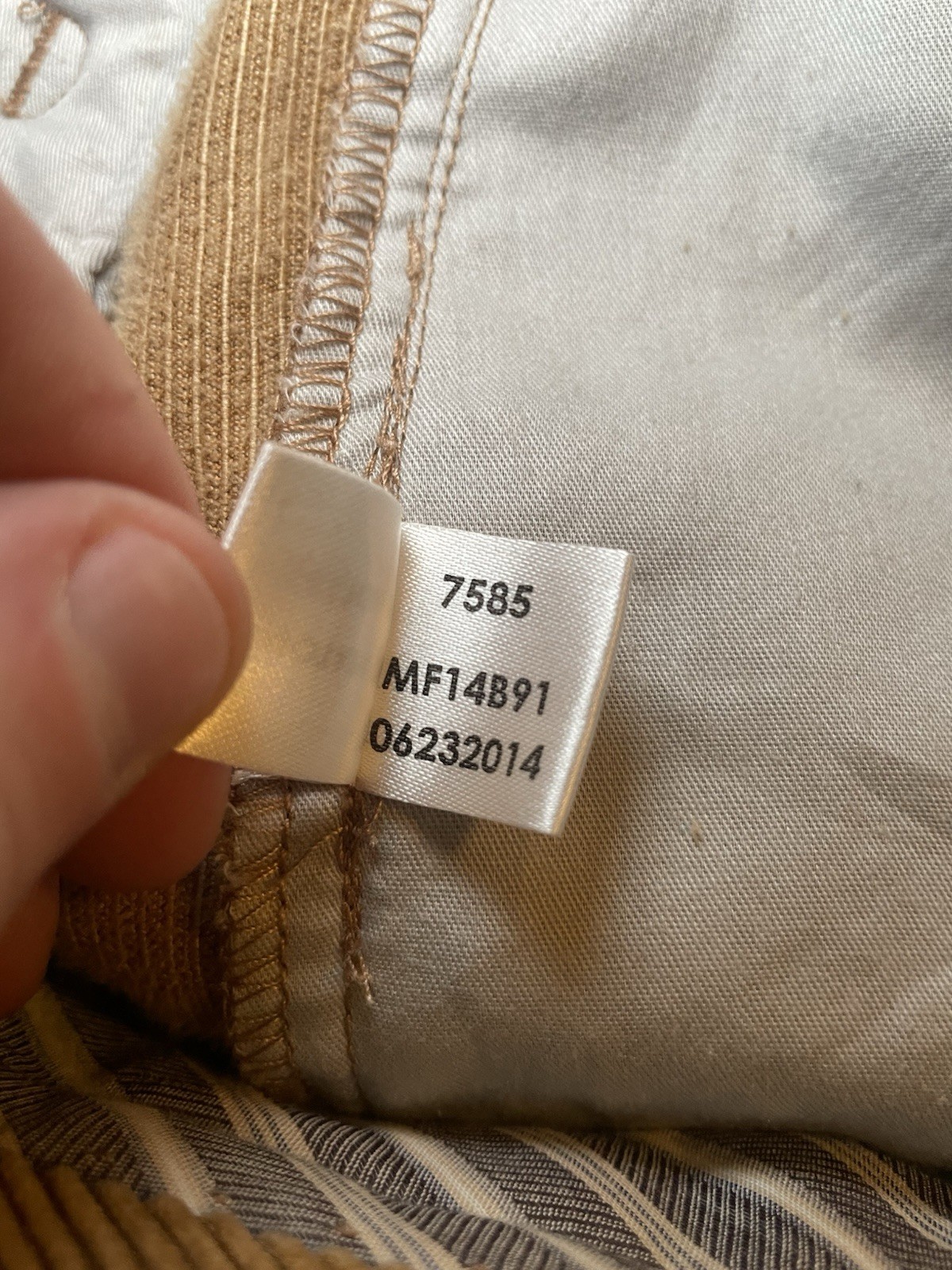 Peter Millar Nanoluxe Corduroy Pants Mens 32×29 Pleated Trousers
