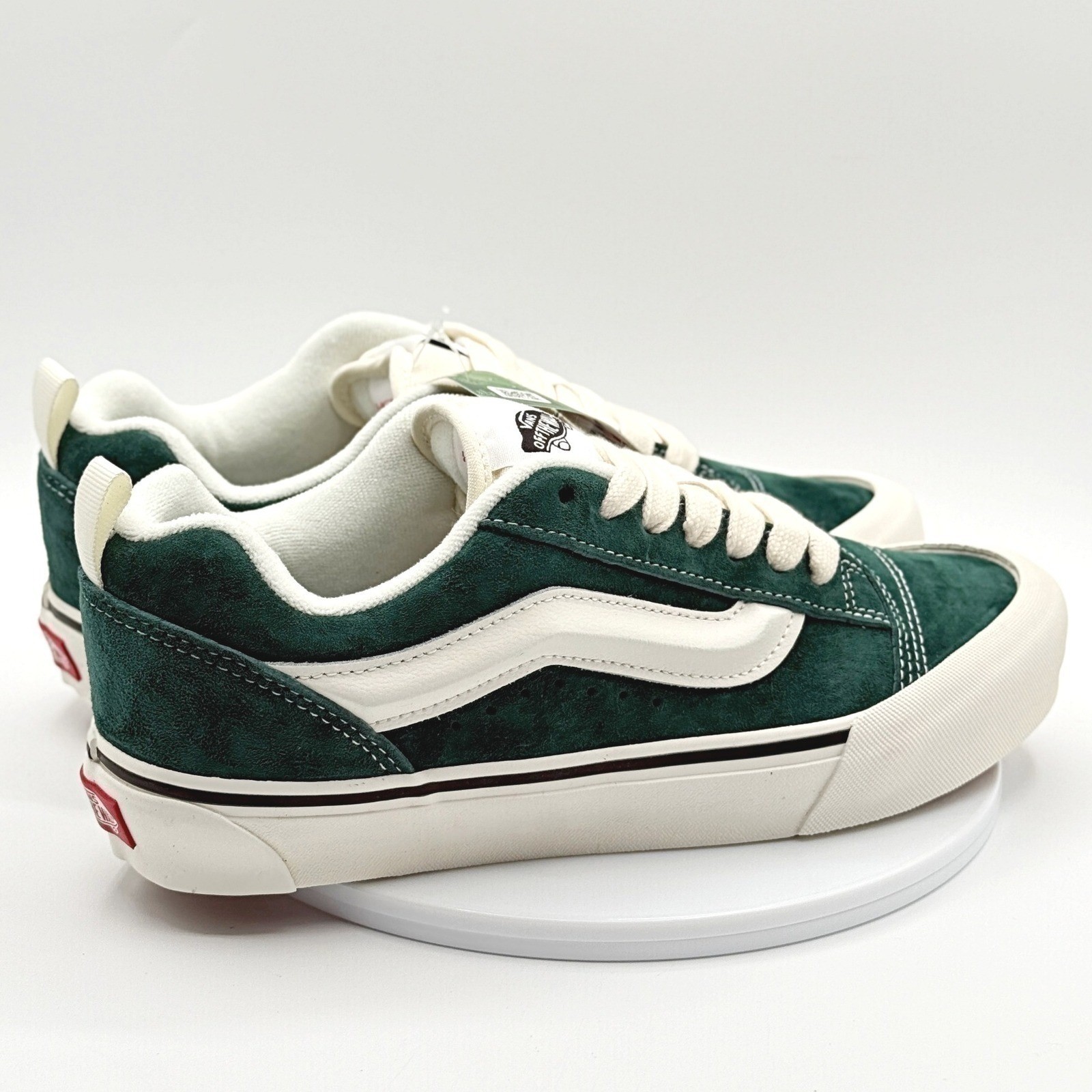 Vans Knu Skool Size 6.5 Mens Pig Suede Green VN000CS0CX2 Low Top Sneakers