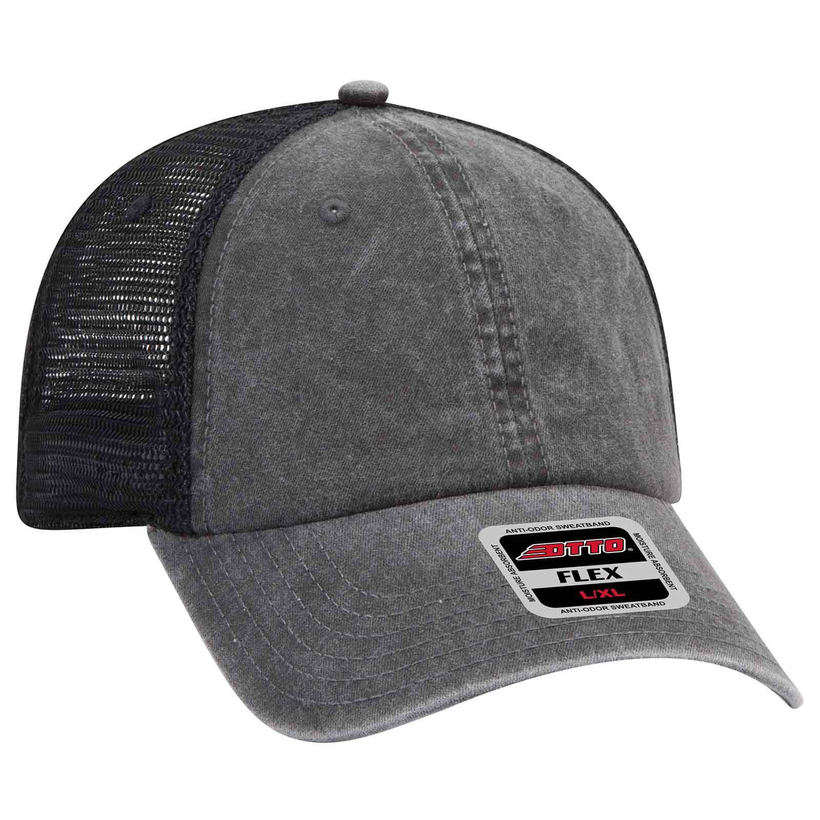 169-1264 OTTO CAP “OTTO FLEX” 6 Panel Low Profile Mesh Back Trucker Hat