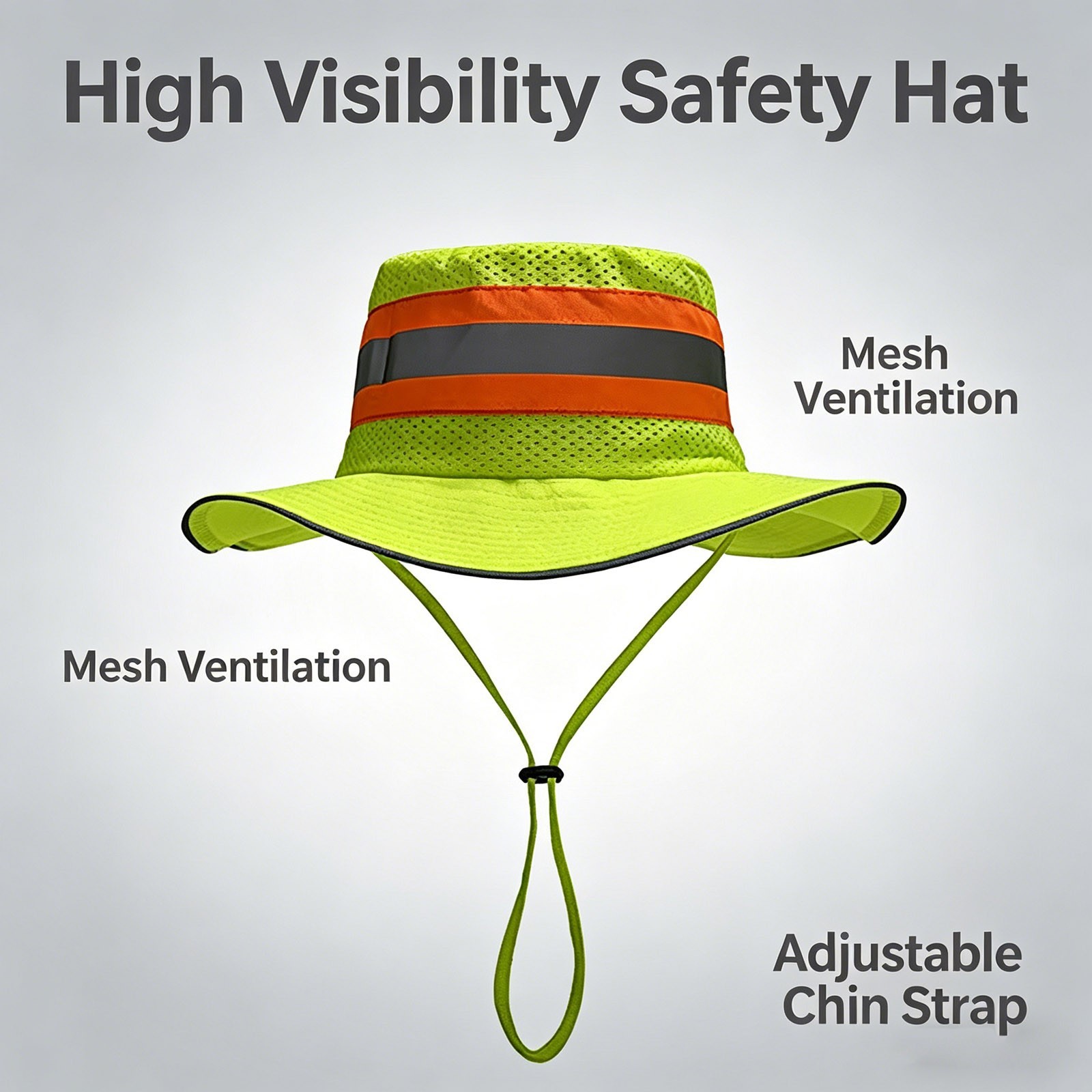 Wide Brim Sun Hat UV Protection Bucket Cap For Hiking Camping Fishing Safari Men