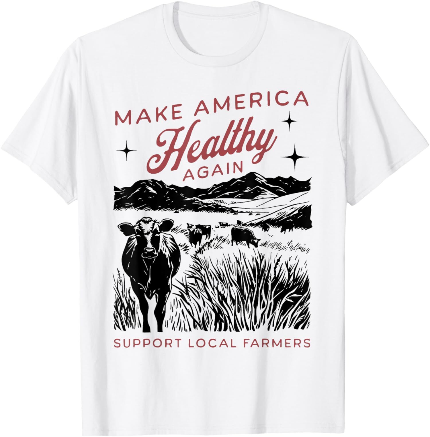 Funny Make America Healthy Again MAHA Cool Design T-Shirt