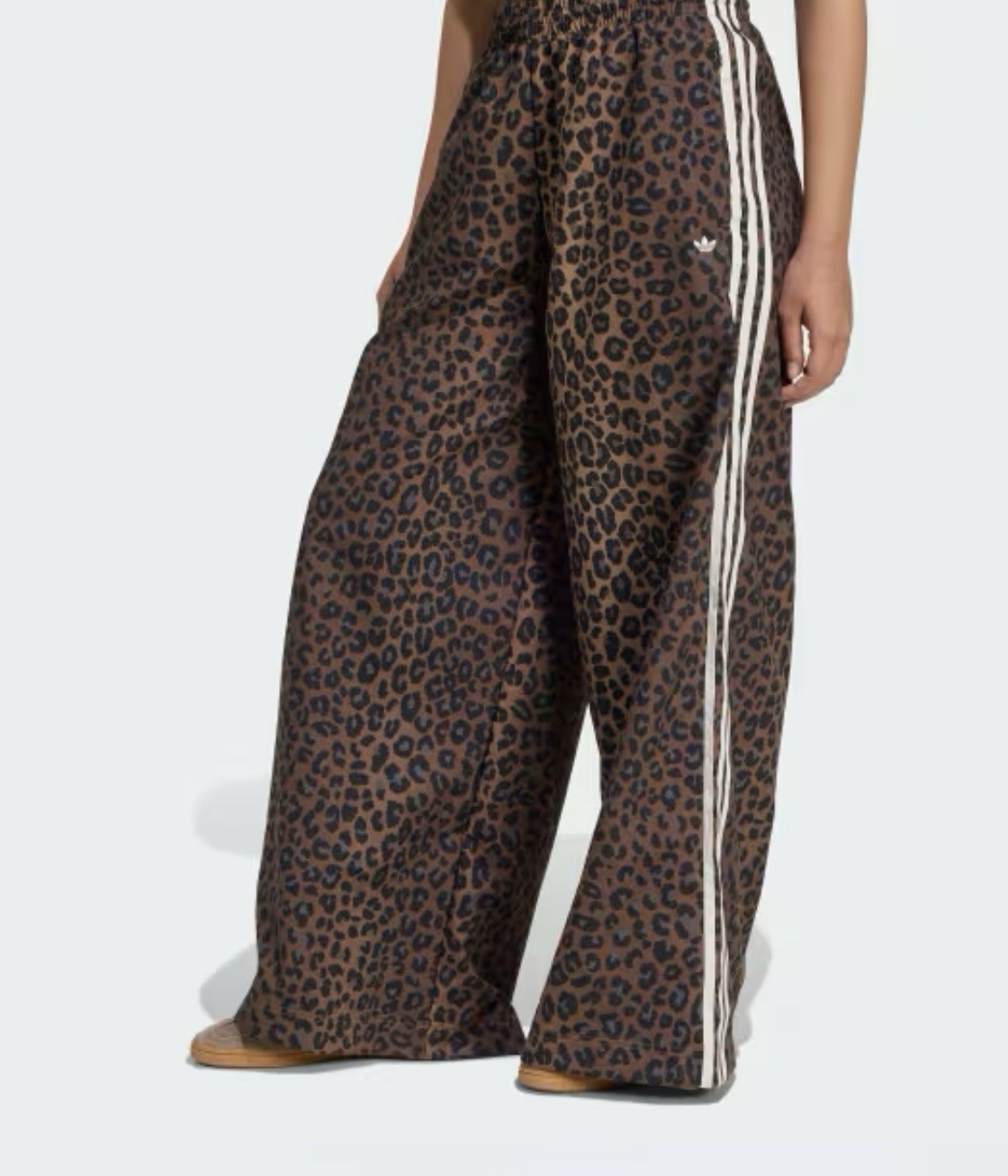 *Adidas Leopard Print Firebird Oversized Track Pant | size M | JW7302 Women’s