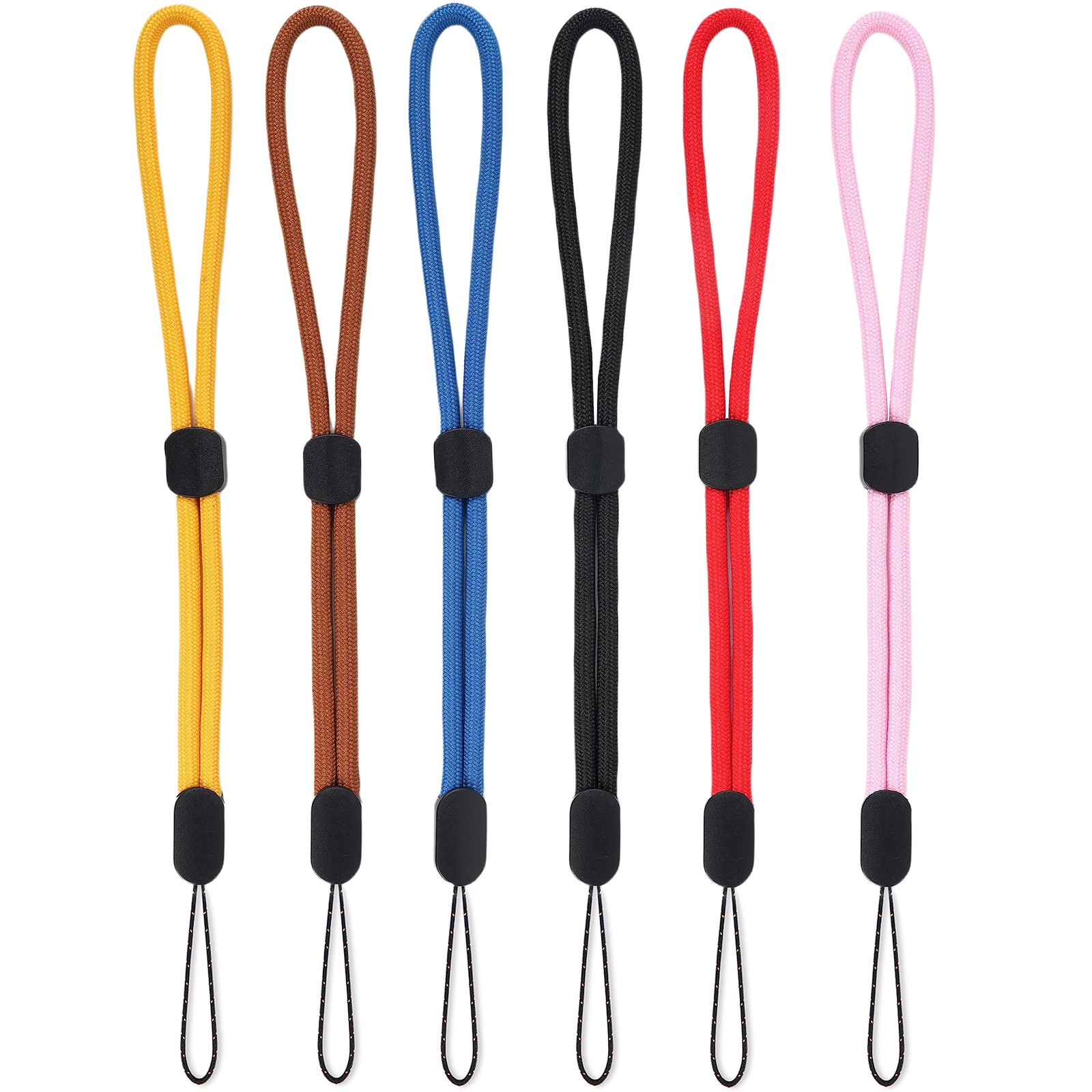 Wrist Lanyards 6 Pcs Adjustable Length Small Strap Wrist Lanyard For Keys Pho…
