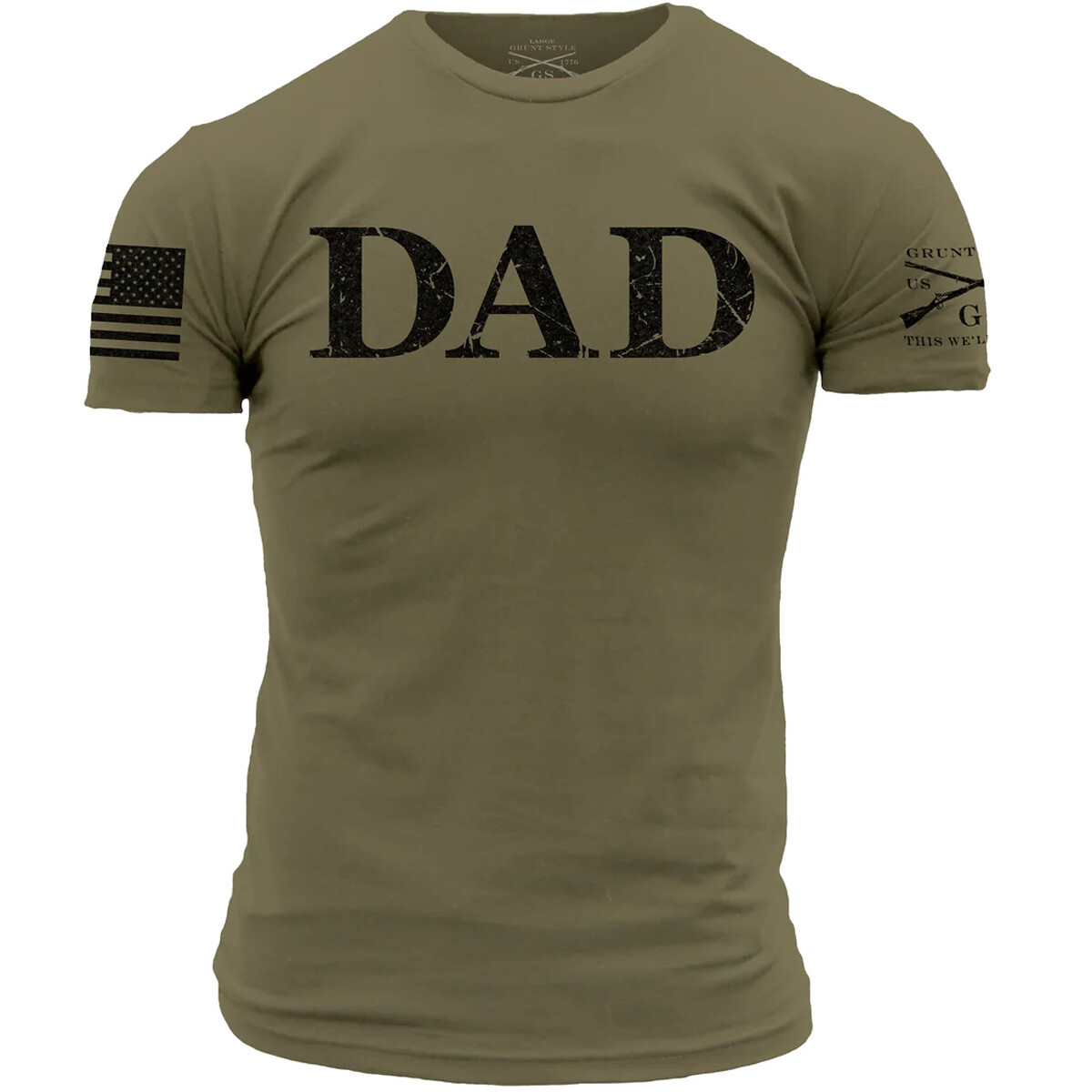 Grunt Style Dad Defined T-Shirt – Military Green/Black