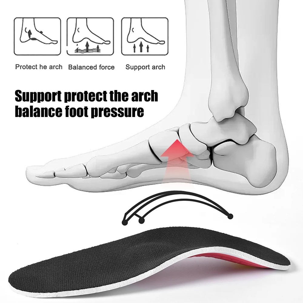 Orthotic High Arch Support Insoles Flatfoot Shoe Insert Insoles For Women Men US