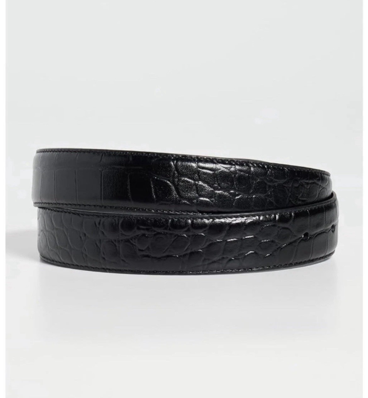 Favorite Daughter Women’s The Jordan Croc Embossed Belt L NEW! $108 MSRP