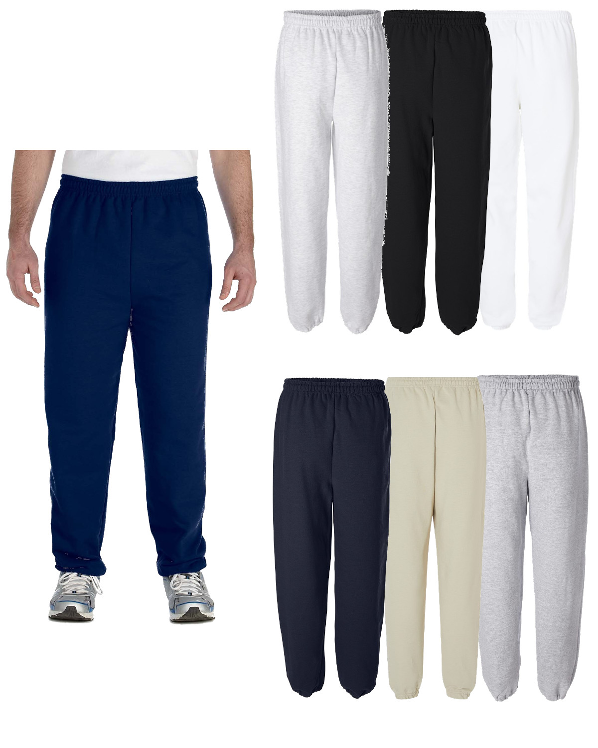 Gildan Adult Heavy Blend Sweatpant 50/50 18200 (G182)