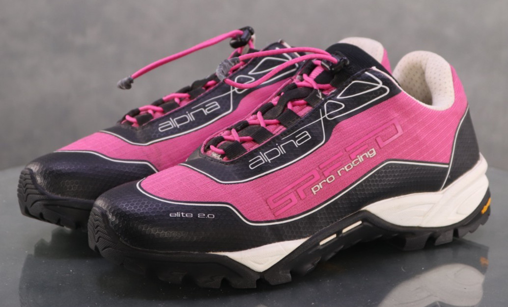 Alpina Speed 2.0 $200 Women’s Trail Hiking Shoes Size EU 40 US 9-9.5 Pink Black