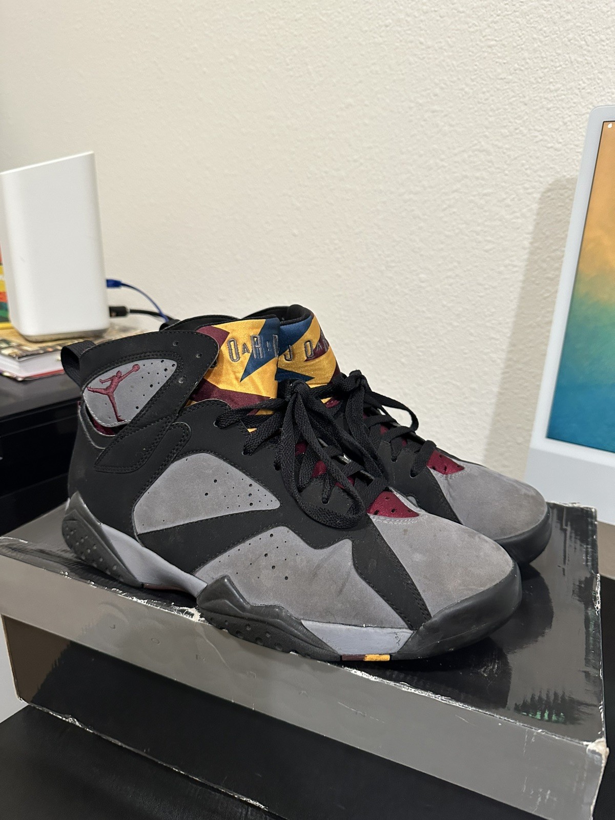 Men’s Nike Air Jordan 7 Bordeaux Retro 304775-003 Size 12 2011