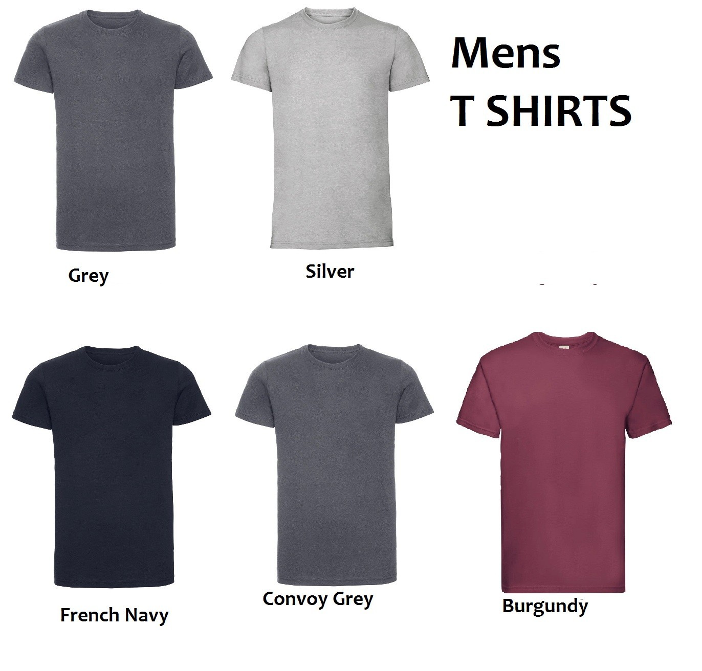 Mens RUSSELL 165M premium FOTL, T shirt top Brand new