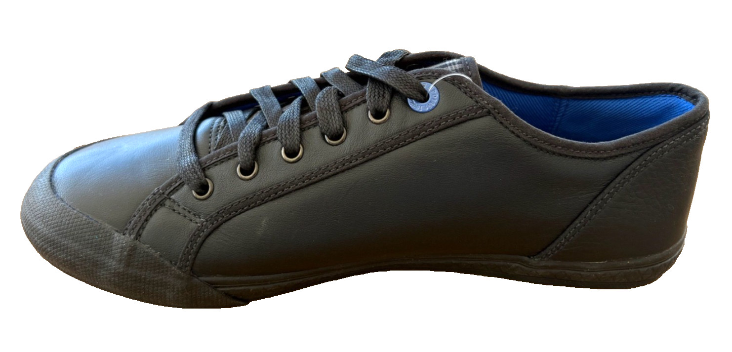 Le Coq Sportif Deauville Black Men Leather Sneakers 42 Athletic Shoes 9 Trainers