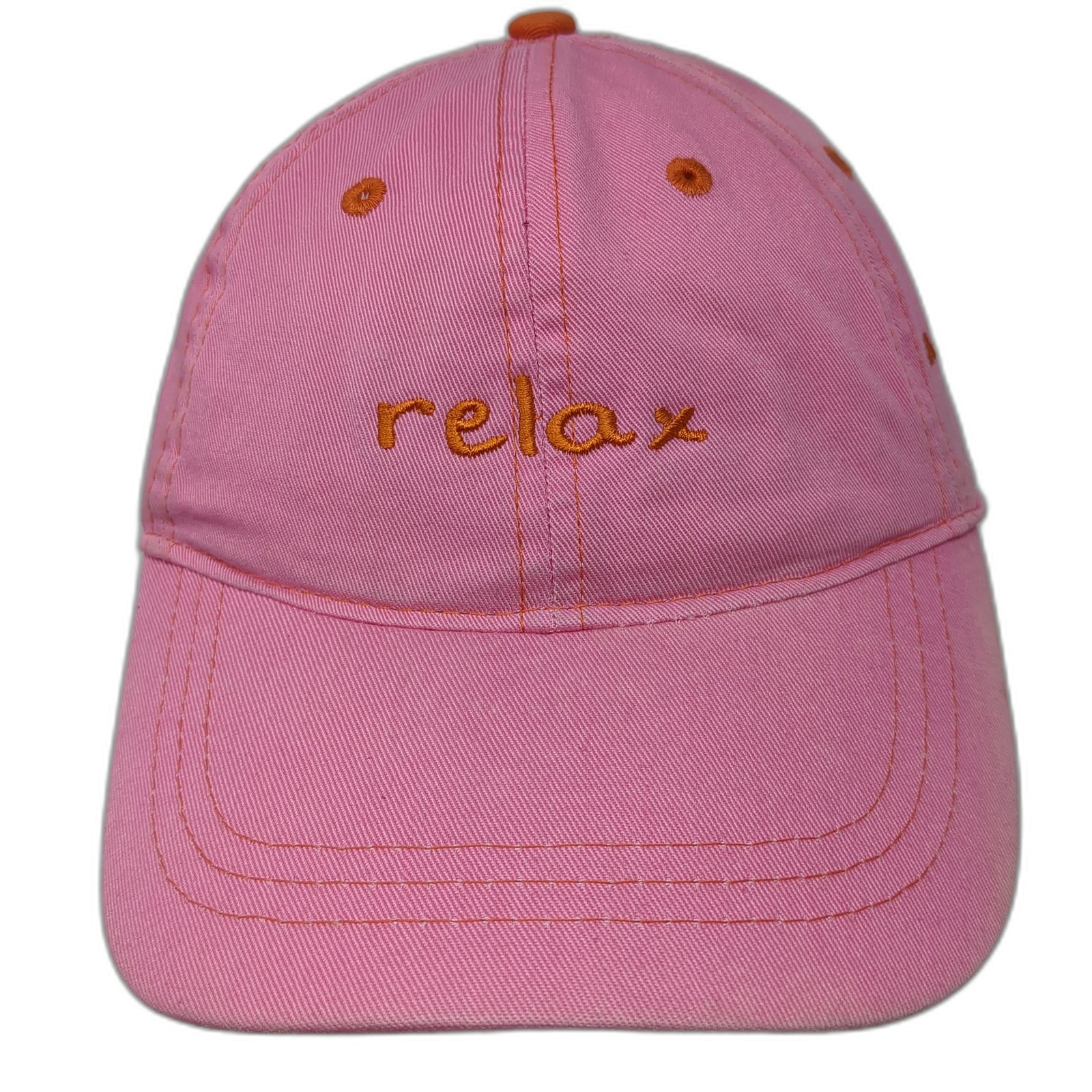 Relax Slideback Baseball Cap Pink One Size Adjustable J America Sportswear