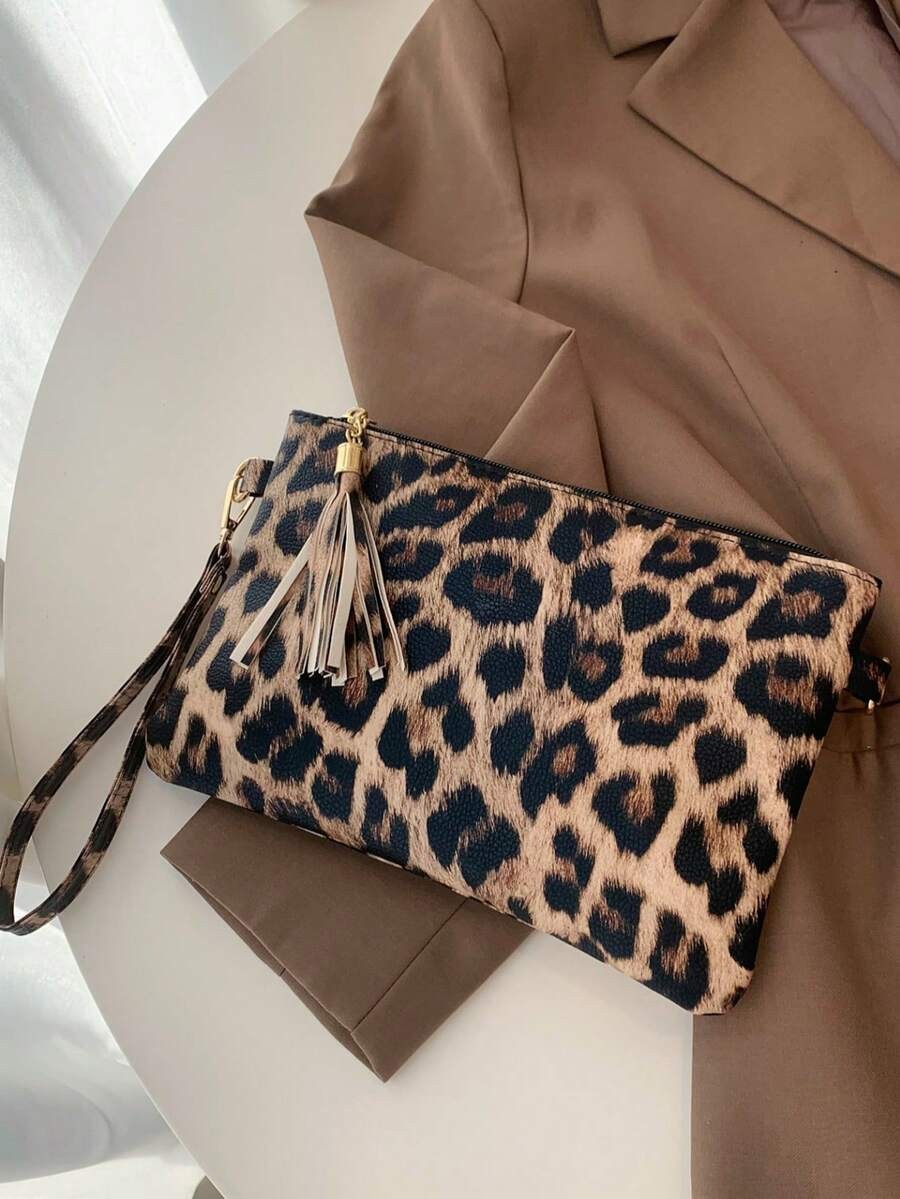 Vintage Jacquard Splicing Square Bag Women PU Leather Crossbody Purse Medium