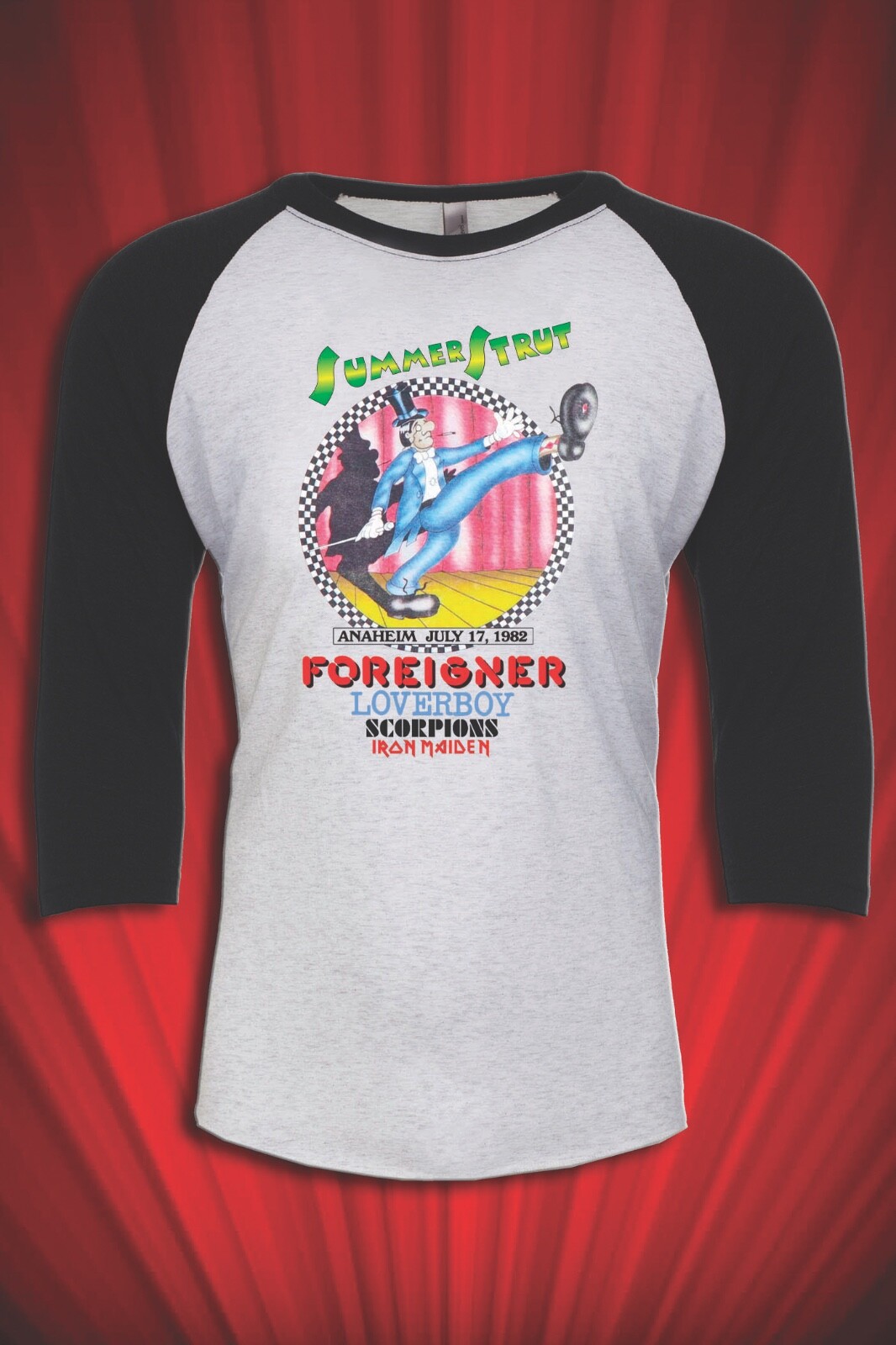 Summer Strut 1982 Anaheim Tour JERSEY T-SHIRT FREE SHIP USA