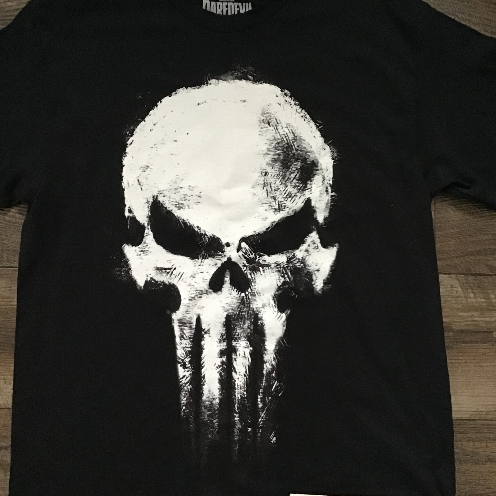NWT Punisher skull t-shirt marvel MCU Daredevil born again One last kill tv show
