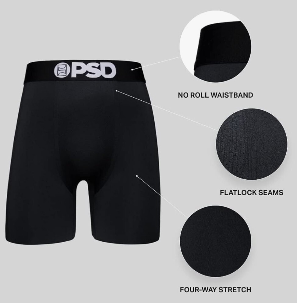 PSD Boxer Briefs 3 PACK Microfiber MONEY MOVES $100 PASTEL BENJI’S Stack DROPS 7